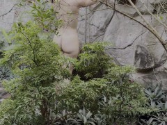 Pervert watching milf taking a shower and finger herself