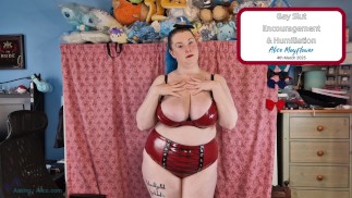 *** TRAILER ONLY *** Gay Slut Encouragement & Humiliation - Solo Girl
