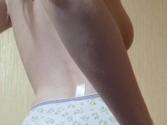 lick my ass in nylon pantyhose with pad