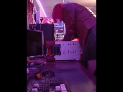 trans goth girlfriend installs new CPU in hir liquid cooled gaming PC