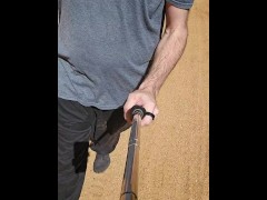 Destroying my clothes on a hike