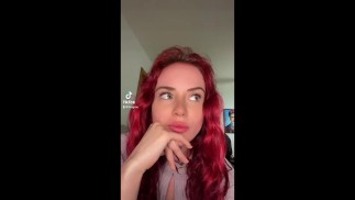 Shy 18-year-old high school girl gets naughty on Instagram Live, leaks pussy her panties