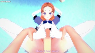 POV Hentai Footjob from Annette from Fire Emblem