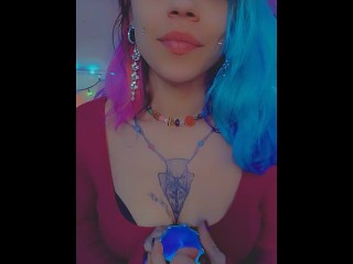 420 Grinding Weed Titt Tease