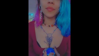 420 Grinding Weed Tit Tease