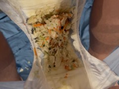ABDL Pissing my dry night soggy and wet