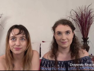 Desperate Amateurs Lana Gets her Petite Pussy Smashed by Big Hard White Cock