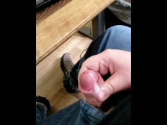 Busting a nut while waiting on a program to compile...