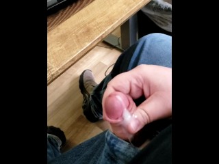 Busting a nut while waiting on a program to compile…