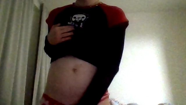 Emo girl plays with her hard cock