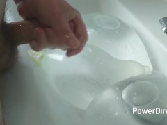 Cumming in huge slime Balls! Hot cum solo man