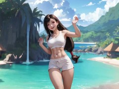 Tifa, Aerith & Yuffie's: Cock Training Summer Camp - Trailer - Screenshot 2 of 16 - Hentai Joi Voiced