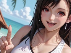 Tifa, Aerith & Yuffie's: Cock Training Summer Camp - Trailer - Screenshot 3 of 16 - Joi