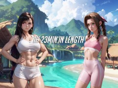Tifa, Aerith & Yuffie's: Cock Training Summer Camp - Trailer - Screenshot 6 of 16 - Edging