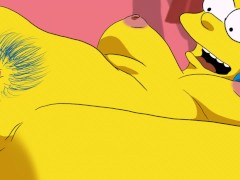Marge disfruta al máximo con Carl 💦🔥 (Los Simpson Hentai)