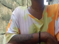 AMATEURE SKYMILE TEASEING NEIGHBOR HUSBAND NEXT DOOR  BEFORE EXPOSE TITES AND PUSSY