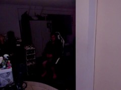 I am being fucked by life and I can't do anything about it, while music from fight club is playing