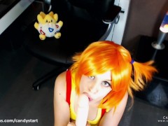 Misty Cosplay Blowjob POV & Eye Contact