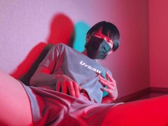 チクオナで勃起したちんぽをオナホで擦ってM字開脚で噴水射精 - Screenshot 4 of 16 - Men