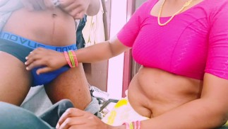 Indian threesom, stepmom stepdad stepson hardcore fucking. Telugu dirty talks. అత్త అల్లుడు మొగుడు ద