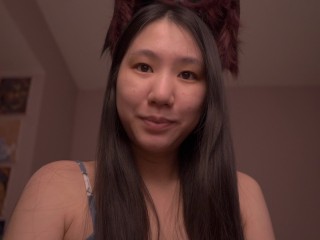 Cute Asain Fox Girl Cosplay ASMR - Malachi