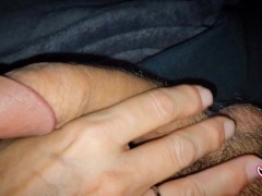 Cougar gives a slow jerk session to a gorgeous cock. - Screenshot 13 of 16 - Cougar