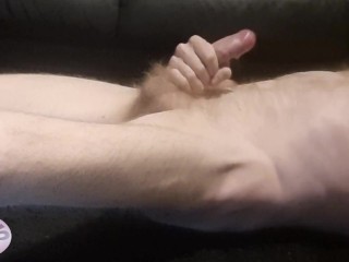 Love my Handjob until Intense Moaning Cumshot, Close-up of MeMySelfAndMyOwn Horny Selfplay Happy end