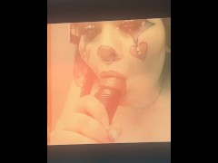 Clown Girl sucking beloved BBC toy