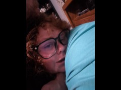 Cumdump begs until a load gets dumped in her 9/16