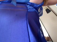 "Stepmom Prepared Breakfast In Sharing Bed" - Hot Milf Beautiful Body In Dress Fucks Stepson