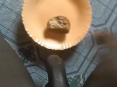 FREAKY TEEN CUMMING ON SNACK BEFORE EATING IT 😱😱😮