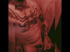 Spooky Shower Masturbation