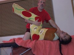 Dry Humped a Human Pizza