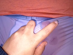 I love how hard and wet it gets when I touch his cock.