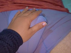 Horny milf falls in love with her favorite student's package and invites him home to play with it