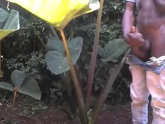 PUBLIC SOLO  MASTURBATION  ...ALMOST BUSTED