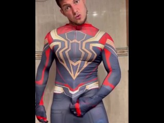 GAY SPIDERMAN with a Cum Surprise🔥
