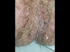 Toilet Fetish Diary: Pissing through a Huge Hairy Bush with Whispering Fart