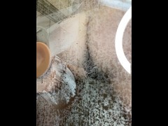BIG DILDO, FAT ASS, STEAMY SHOWER - Screenshot 14 of 16 - Shower Masterbation