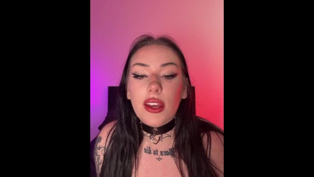 British Goth Mommy Makes You Serve Her JOI