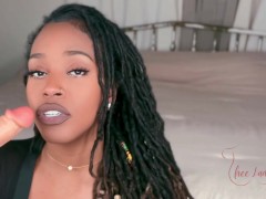 Femdom JOI Dirty Talk & CEI While I Tease You About Bigger White Cock