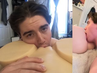Muscular College Student Eats, Fucks, and Creampies his Tantally