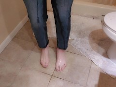 Trans Girl Peeing in her Pants - I Peed My Pants...