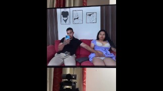 Convencí a mi cuñada que trasmitiéramos juntos como webcam me pone muy caliente-ema_abby