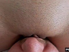 Camilla Cream Borrows Sam's Cock After Freshening Up Her Pussy