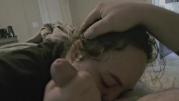 Заставляю папу кончить так сильно