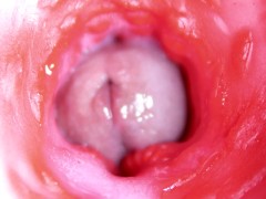 Extreme close up of a big cock in a sloppy wet sweet hole!