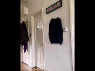 Naked Bro Slams into a Wall!
