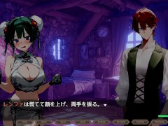 【#04 女冒険者の集うエッチな宿(体験版)実況】気弱な爆乳格闘家に中出しセックスさせてもらう(ファンタジーSLGエロゲ―)