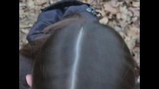It was like deja vu! Backpack on, in my blues, on my knees, sucking random dick and swallowing loads